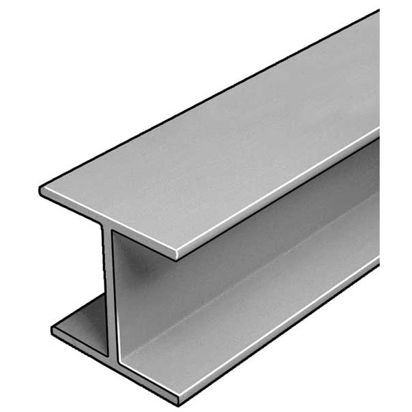 W-Beam, ISOFR, Gray, 6x6 In, 1/4 In Th, 10 Ft