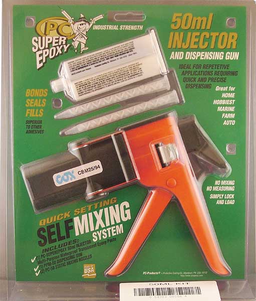 Epoxy Adhesive, SuperEpoxy Series, Clear, 1:01 Mix Ratio, 4 hr Functional Cure, Dual-Cartridge