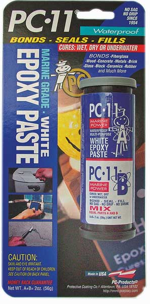 Epoxy Adhesive, PC-11 Series, Off-White, 1:01 Mix Ratio, 12 hr Functional Cure, Stick