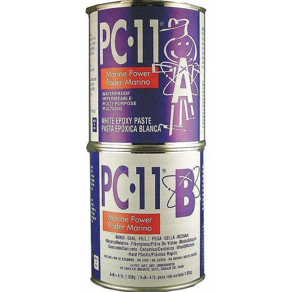 Epoxy Adhesive, PC-11 Series, Off-White, 1:01 Mix Ratio, 12 hr Functional Cure, Can