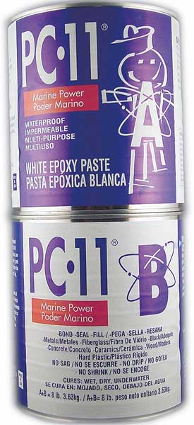 Epoxy Adhesive, PC-11 Series, Off-White, 1:01 Mix Ratio, 12 hr Functional Cure, Can