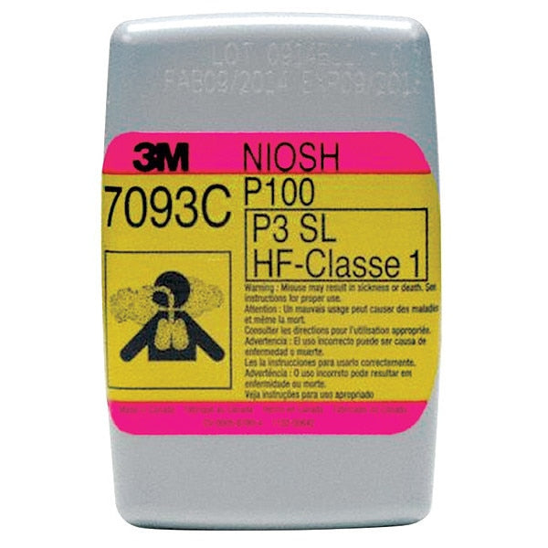Filter, Bayonet, P100, Nuisance Level OV, AG, Magenta, Olive, 12 PK, NIOSH