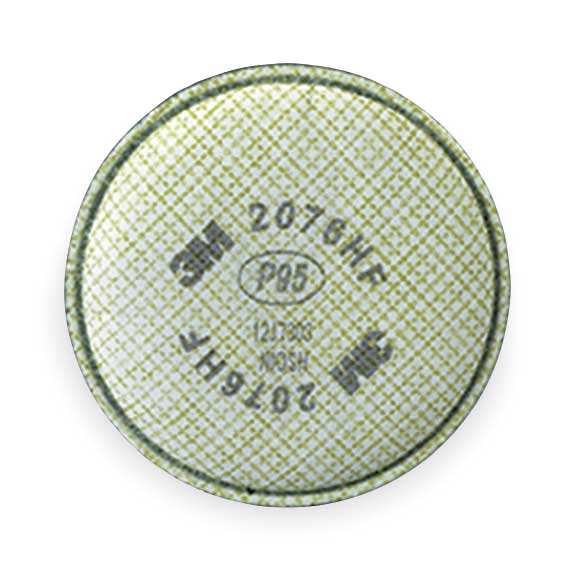 Combination Cartridge/Filter, Bayonet, HF, P95, Nuisance Level AG, Olive, 2 PK, NIOSH