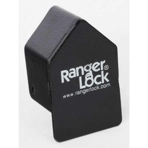 Padlock Guard, Hardened Steel, Blk, 2-1/2
