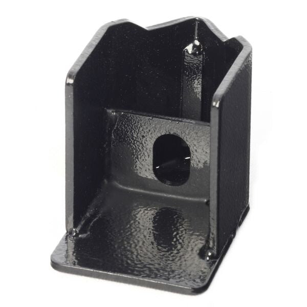 Padlock Guard, Hardened Steel, Blk, 3-5/8