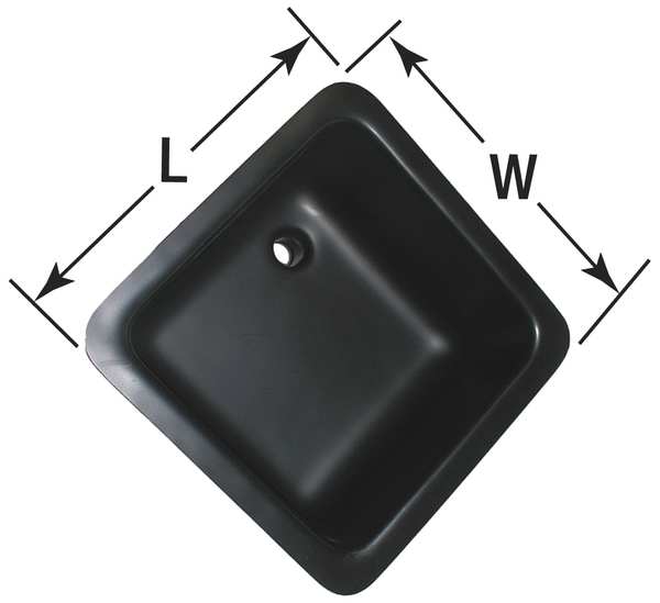 14 1/2 in W x 14 1/2 in L x 11 in H, Above or Below, Laboratory Sink