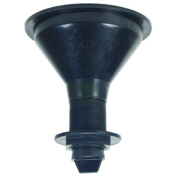 6 in W x 6 in L x 3 3/4 in H, Above or Below, Polyethylene