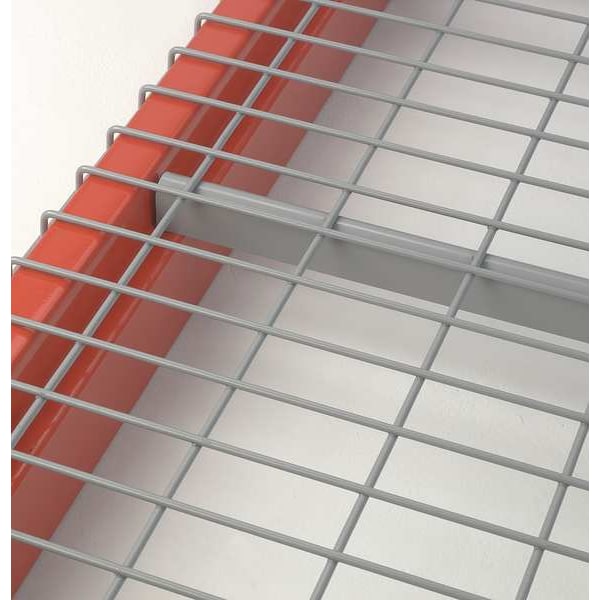 Pallet Rack Decking, Steel Wire, 46 in W, 48 in D, Zinc, Zinc Finish, Gauge: 5