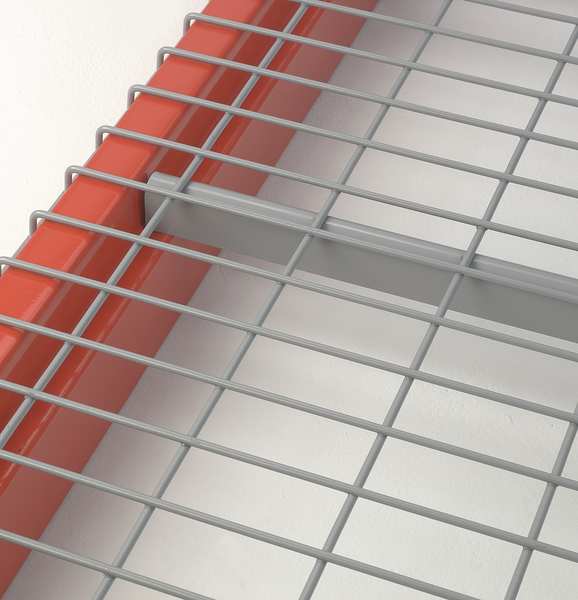 Pallet Rack Decking, Steel Wire, 58 in W, 42 in D, Zinc, Zinc Finish, Gauge: 5