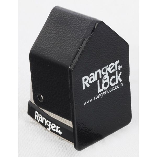 Padlock Guard, Hardened Steel, Blk, 2-1/2