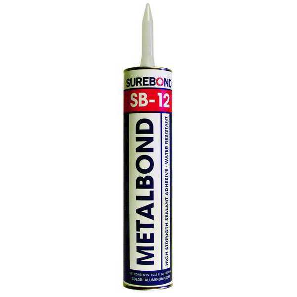 Metalbond, 10.3 oz, Cartridge, Aluminum Gray, Naptha Base