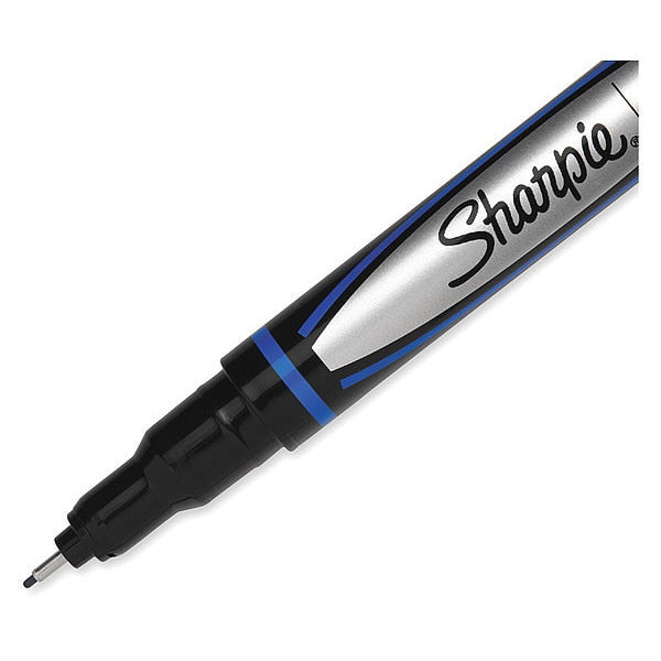 Stick Permanent Pen, Fine 0.8 mm, Blue PK12