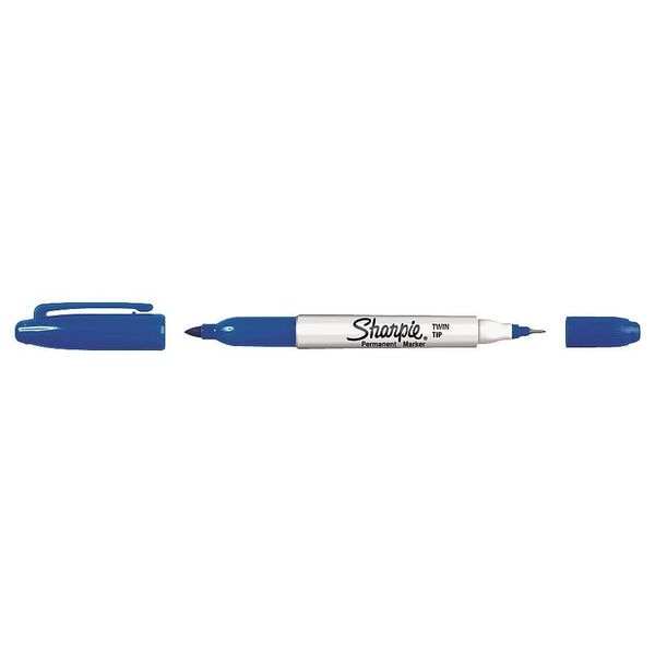 Permanent Marker Set, Fine/Ultra Fine Tip Blue PK12