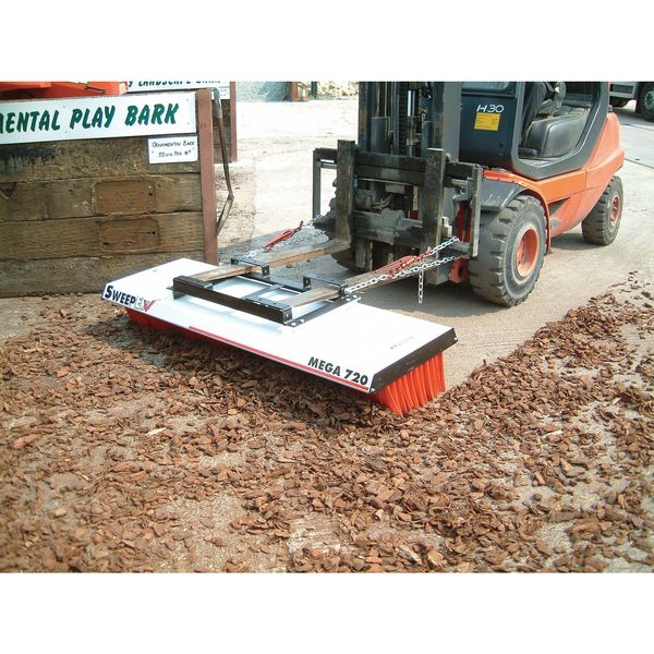 Mega Series Broom, 72 In W, 11 In H