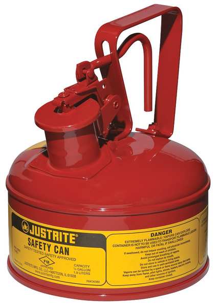 1/4 gal. Red Steel Type I Safety Can for Flammables