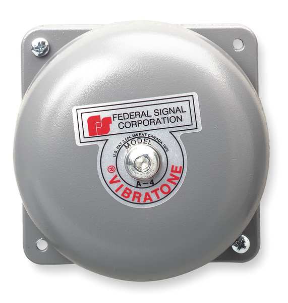Bell, 120VAC, 0.08 AC, Gray
