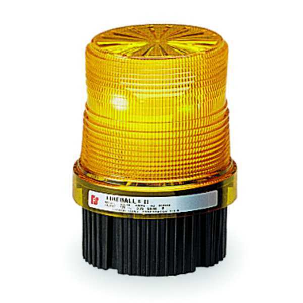 Warning Light, Strobe Tube, Amber, 120VAC