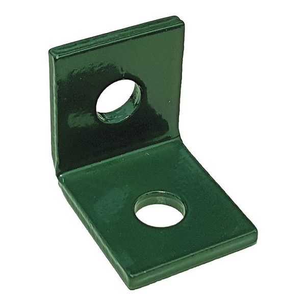 Superstrut Channel Connecting Plate, Green, Depth: 2 in