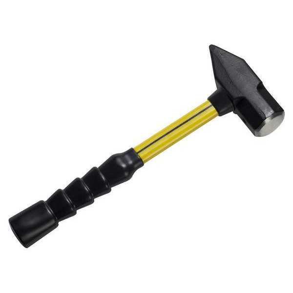 Cross Pein Hammer, 4 lb., 14 In, Fiberglass