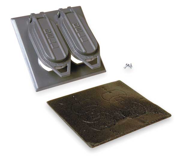 2 -Gang Vertical Weatherproof Cover, 4.531