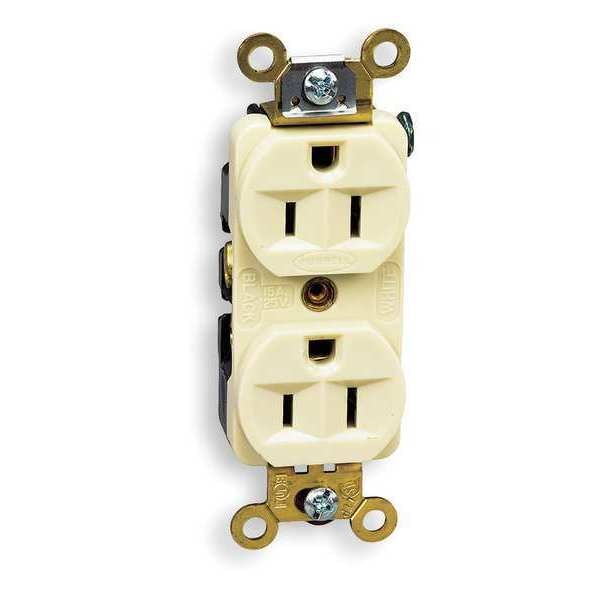 15A Duplex Receptacle 125VAC 5-15R IV