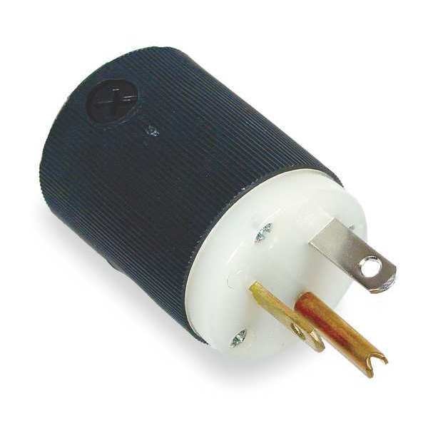 3 Wire Industrial Straight Blade Plug 125VAC 20A