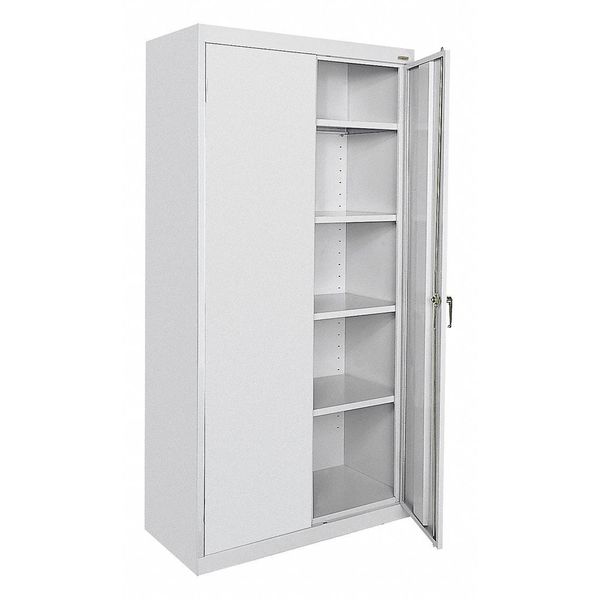22/24 ga. ga. Steel Storage Cabinet, 36 in W, 72 in H, Stationary
