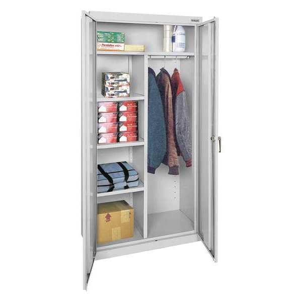 22/24 ga. ga. Steel Storage Cabinet, 36 in W, 72 in H, Stationary