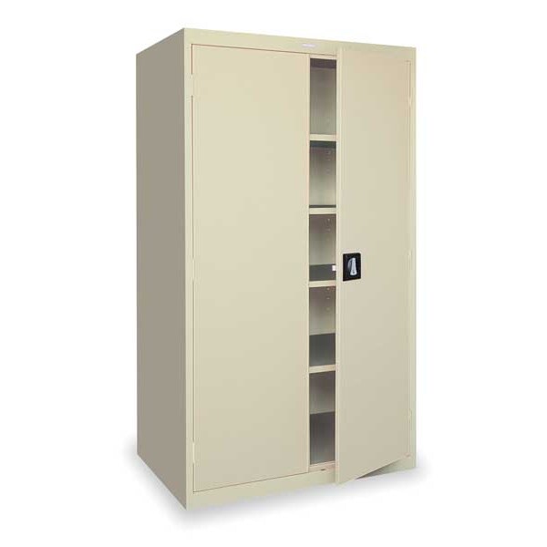 20/22 ga. ga. Steel Storage Cabinet, 36 in W, 72 in H, Stationary