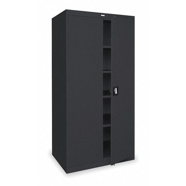 20/22 ga. ga. Steel Storage Cabinet, 46 in W, 72 in H, Stationary