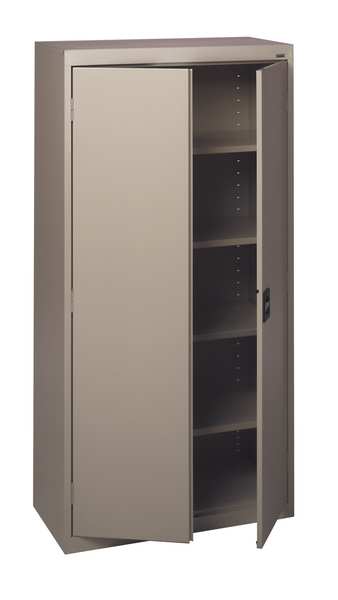 20/22 ga. ga. Steel Storage Cabinet, 46 in W, 72 in H, Stationary