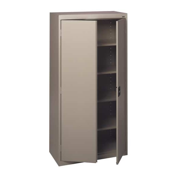 20/22 ga. ga. Steel Storage Cabinet, 36 in W, 72 in H, Stationary
