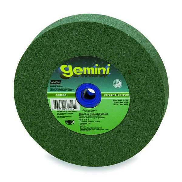 Grinding Wheel, T1, 6x1/2x1, SC, 60G, Green