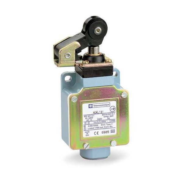 Limit Switch, Plunger, Roller, 1NC/1NO, 10A @ 240V AC