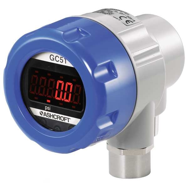 Transducer with Display, Vac to 15 psi