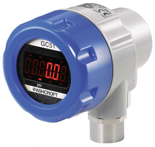 Pressure Transducer with Display, 300 psi