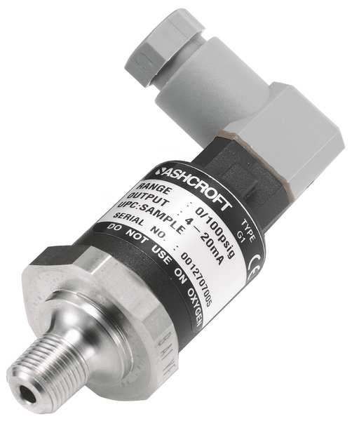 Transducer, 0 to 500 psi, Output 1 to 5VDC