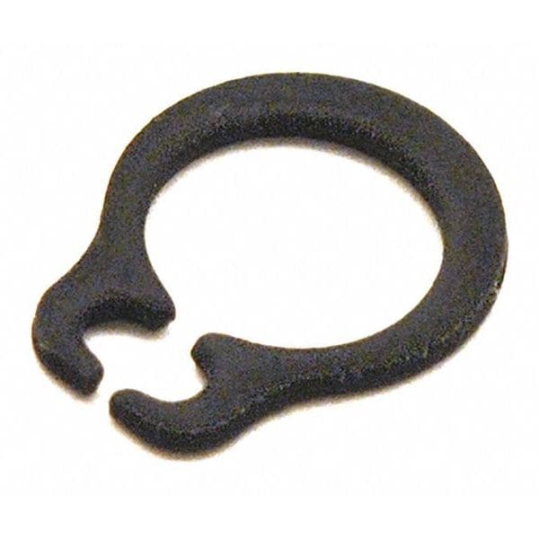 External Retaining Ring, Steel Black Phosphate Finish, 7 mm Shaft Dia, 100 PK