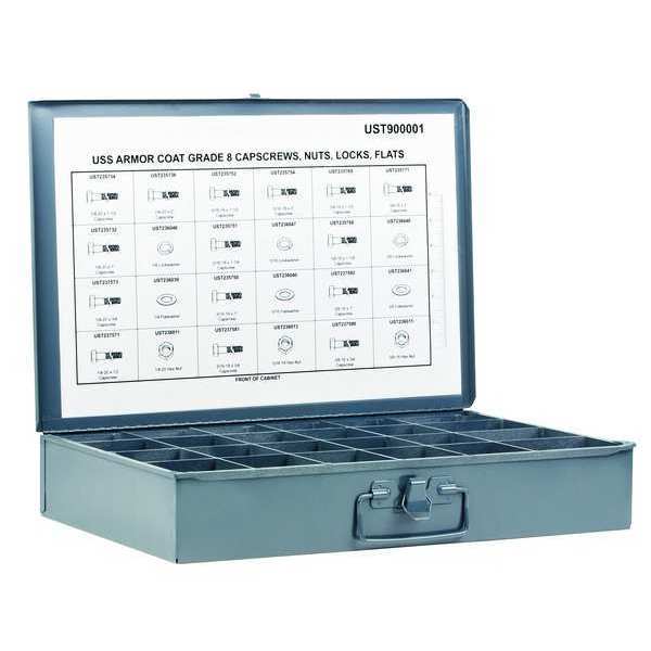 Hex Head Cap Screw Assortment, Steel, Armor Coat Finish