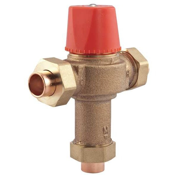 Mixing Valve, Brass, 0.5 to 23 gpm