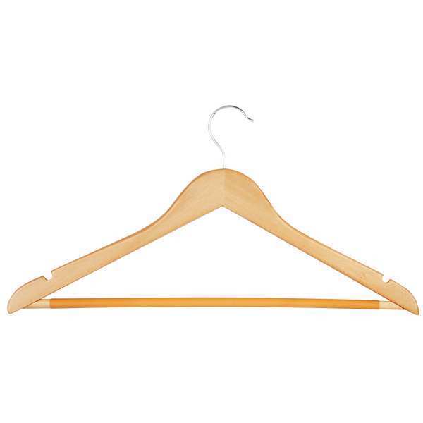Wood Suit Hanger, Maple, PK24