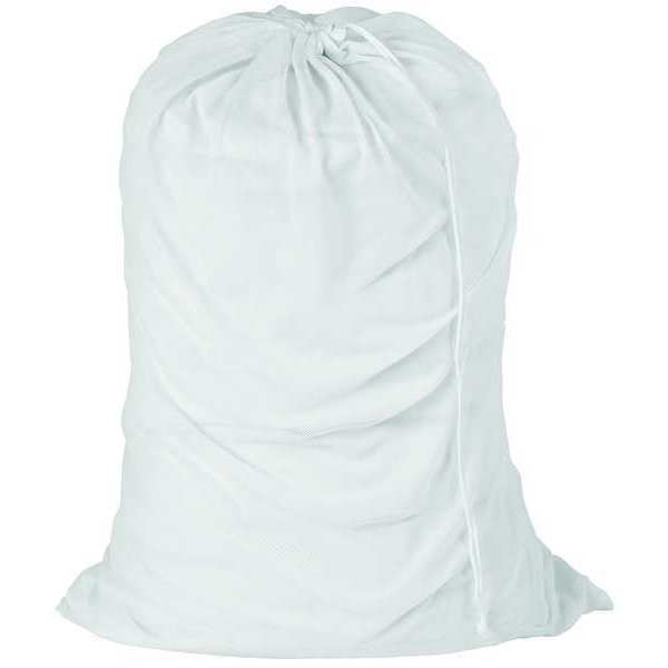 Laundry Bag, White, Mesh