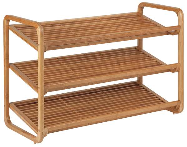 Shoe Shelf, 3-Tier, 9 to 12 Pairs