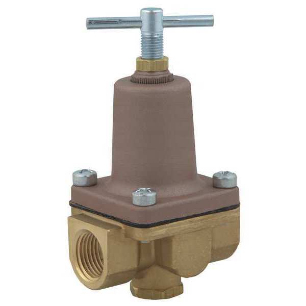 Pressure Regulator, 1/2 In, 3 to 50 psi
