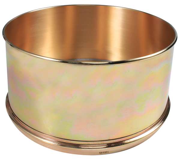 Separator Pan, Brass, 12 In Dia, 6 In Deep