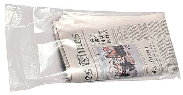 Newspaper Bags, 7-1/2x21 In, PK2000