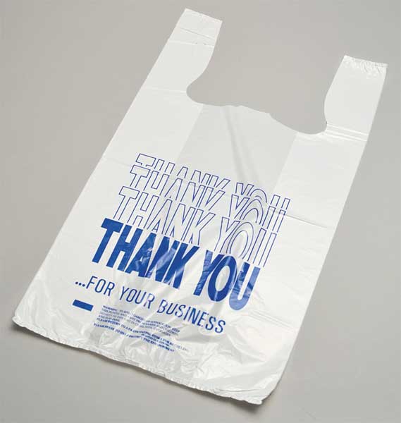 T-Shirt Bags, White, 20 In. L, PK2000