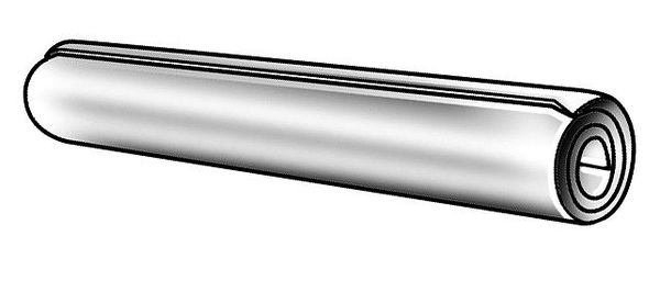 Spring Pin, Coil, 1/4x 2 1/2 L, Pk50