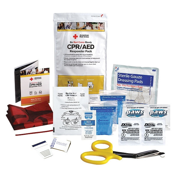 Unitized CPR/AED Kit, Plastic