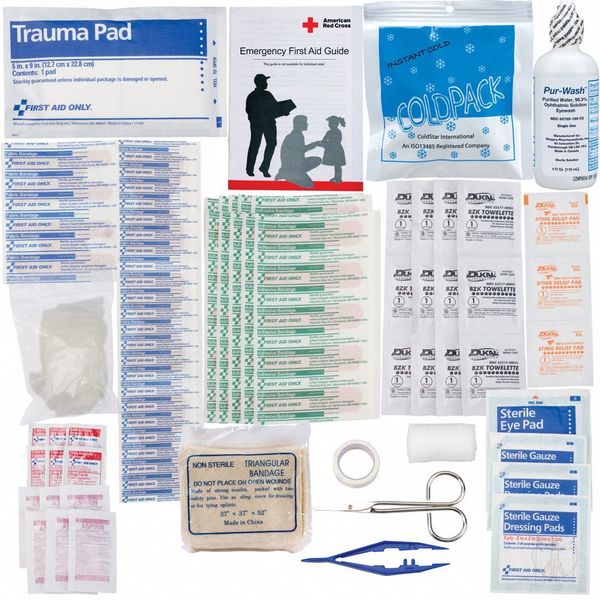 Bulk First Aid Kit Refill, Cardboard, 25 Person